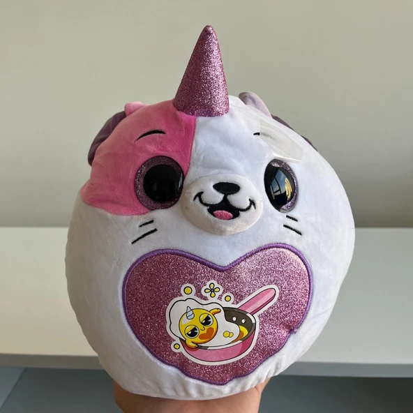 Peluş Beyaz Pembeli Kapli - Mavi Su Dünyası ürün görseli