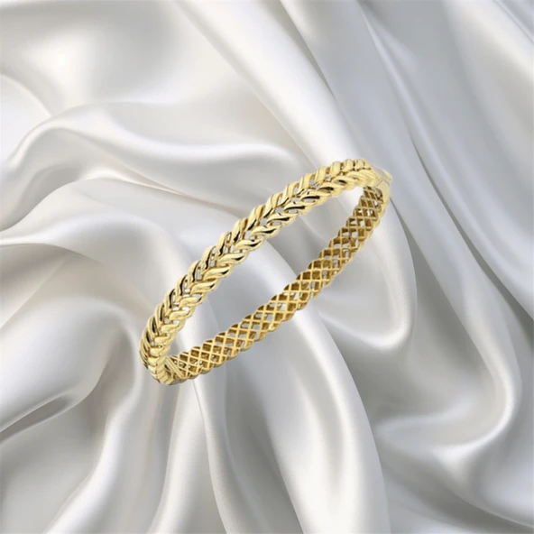 14 Ayar Balık Sırtı Kelepçe - 2