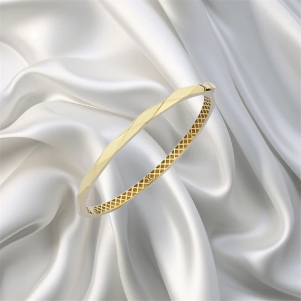 14 Ayar Baklava Kelepçe