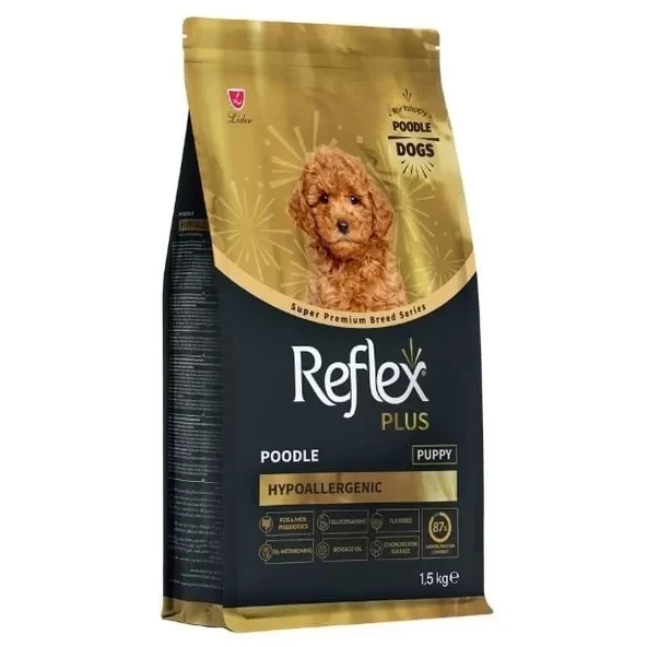 Reflex Plus Poodle Hypoallergenic Tavuklu Yavru Köpek Maması 1.5 Kg