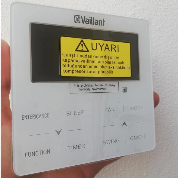 Vaillant VRF Duvar Tipi Dokunmatik Klima Kumandası - 4