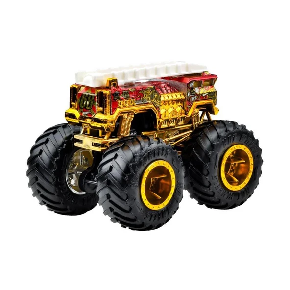 JDV96 Monster Trucks BIG FOOT TROPHY ŞAMPİYONLARI TEKLİ ARABA - 5 ALARM JDW00 - 3