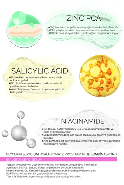 Sivilce Karşıtı,Siyah Nokta,Akne Giderici Sérum Elixir Series A260 - 5