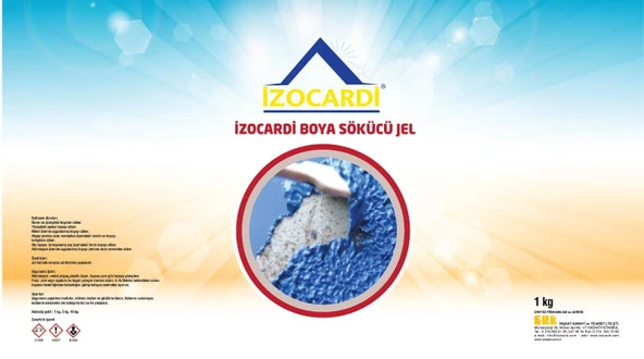 İzocardi Boya Sökücü Jel 1 Kg - Resim 4