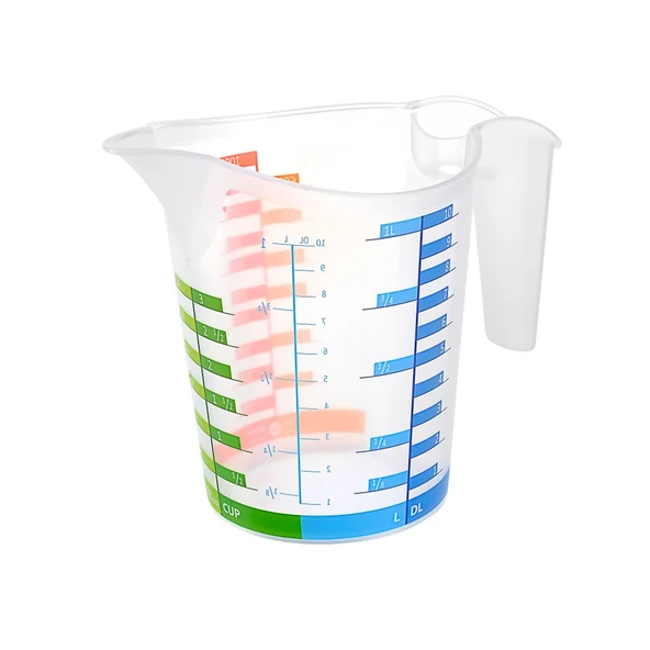 Ölçü Kabı Dereceli Renkli 1000 ML - 2