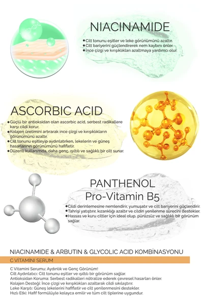 C Vitamin Cilt Aydınlatıcı Ton Eşitleyici Premium Serum Citréa Series A240 - 5