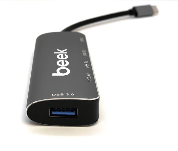 Beek 4 Port USB Tip C Hub + PD BA-USB-HB3C-4A1C