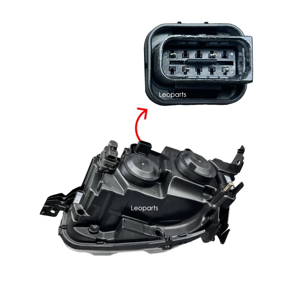 LEOPARTS Citroen C3 Far Lambası Sağ 2016-2020 9820059280 - 2