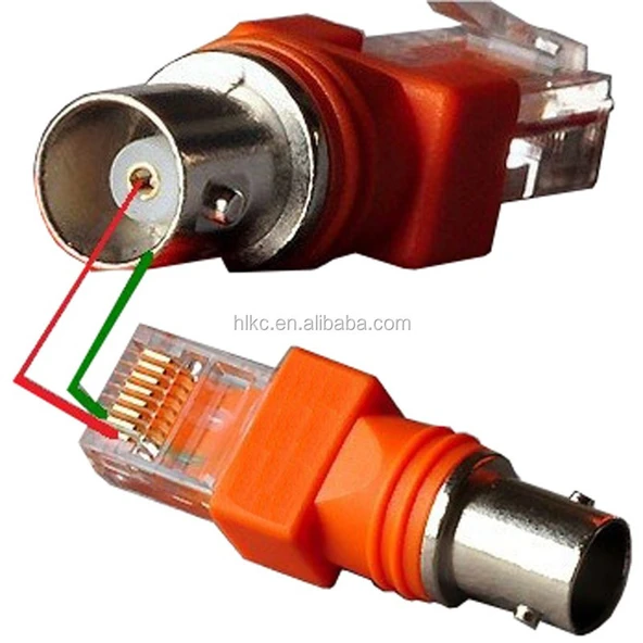 RF BNC RJ45 Ethernet Dönüştürücü CCTV Video Medya 1 adet