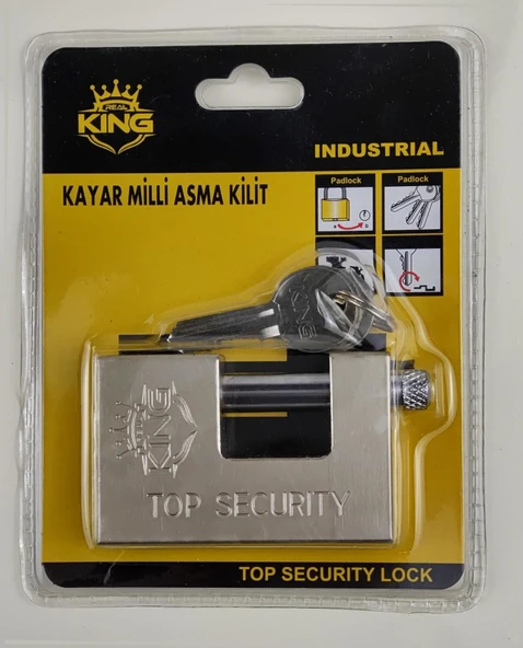 King Kayar Milli Asma Kilit 80 mm - 2