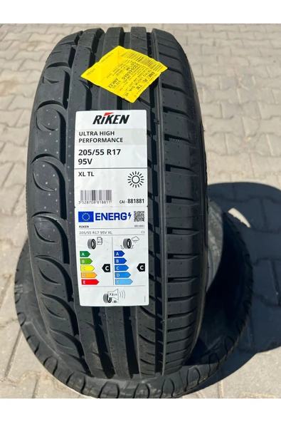 RİKEN  205/55R17 95V XL ULTRA HİGH PERFORMANCE YAZLIK LASTİK 2023 TARİHLİ - 3