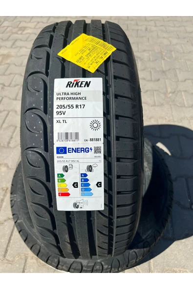 RİKEN  205/55R17 95V XL ULTRA HİGH PERFORMANCE YAZLIK LASTİK 2023 TARİHLİ