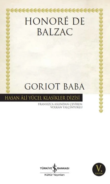 Gorıot Baba (K.Kapak) HONORE DE BALZAC