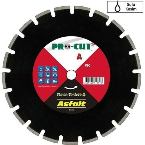 Procut 51157 A 350 Asfalt Kesme Elmas Testere 35 cm - 2