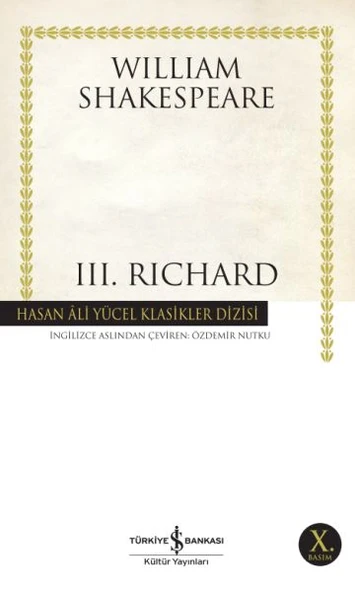 Iıı.Richard(K.Kapak) WILLIAM SHAKESPEARE