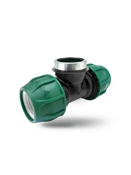 Poelsan Siyah 25X1/2X25 Kablin Dişi Te - Resim 2