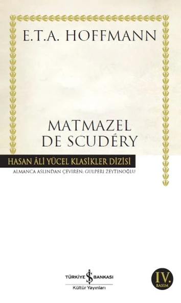 Matmazel De Scudery(K.Kapak) E.T.A.HOFFMANN