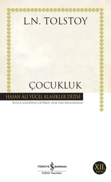 Çocukluk (K.Kapak) LEV NİKOLAYEVİÇ TOLSTOY