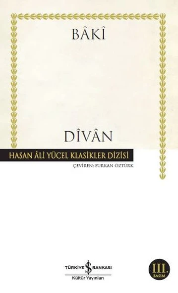 Divan (K.Kapak) BAKİ