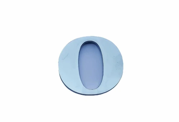 Cemax Villa Boy 0 Rakamı 8,5 cm Yapışkanlı - 2