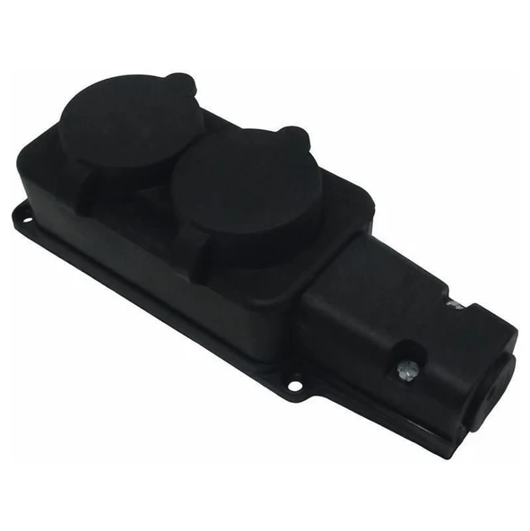 Kauçuk 220 Volt Uzatma 2'li Priz - 2