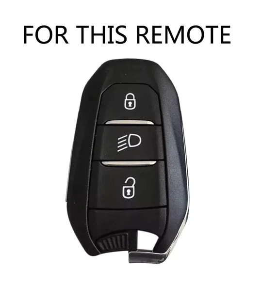 Peugeot Opel Cıtroen 2008 3008 5008 308 408 508 Tpu Deri Anahtar Kılıf - 4