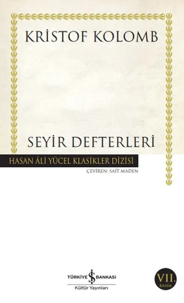 Seyir Defterleri (K.Kapak) KRISTOF KOLOMB