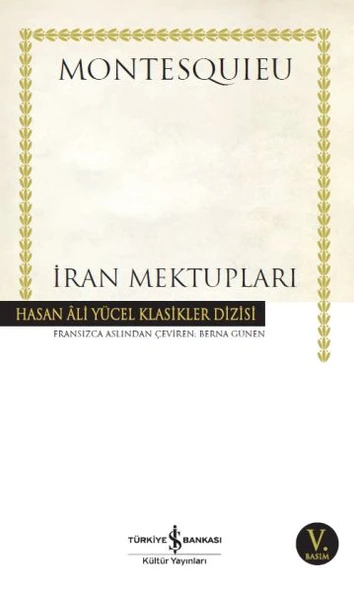 İran Mektupları (K.Kapak) MONTESQUIEU