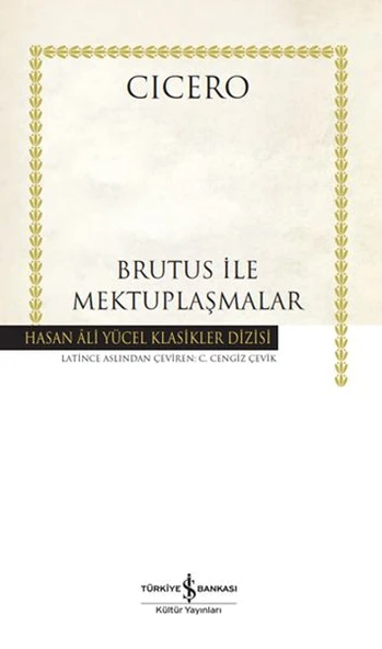 Brutus İle Mektuplaşmalar (Ciltli)  CICERO