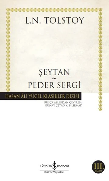 Şeytan - Peder Sergi  (K.Kapak) LEV NİKOLAYEVİÇ TOLSTOY