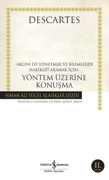 Yöntem Üzerine Konuşma (K.Kapak)  DESCARTES