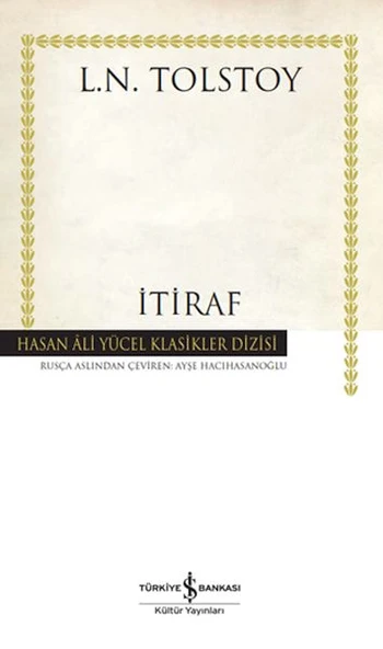 İtiraf (K.Kapak) LEV NİKOLAYEVİÇ TOLSTOY