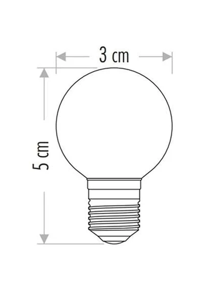 CATA 1w SARI Ledli Gece Lambası E-27 Duylu - 2