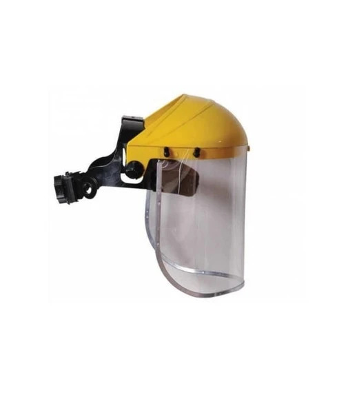 Tırpan Yüz Koruma Siperi Şeffaf - Resim 3