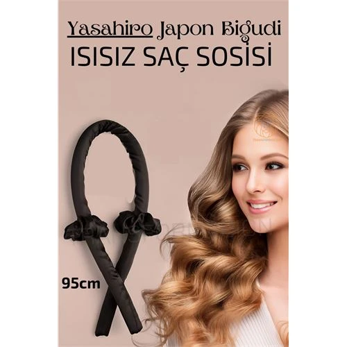 ModaCar Saç Sosisi Isısız Saç Şekillendirici Saten Japon Bigudisi