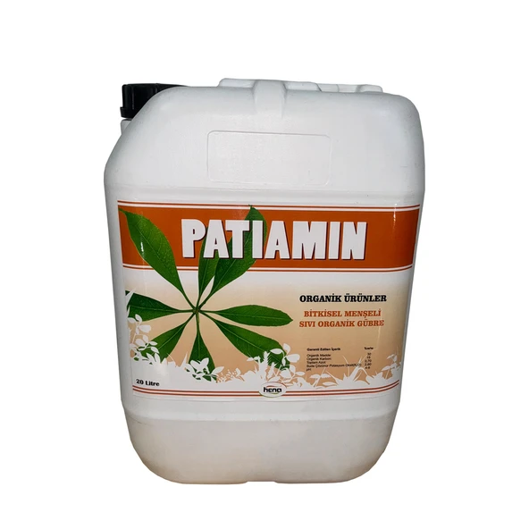 Patiamin Bitkisel Menşeli Sıvı Organik Gübre Fulvik Asit 20 Litre
