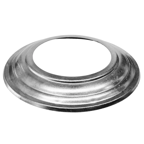 Yuvarlak Galvanizli Gri Soba Boru Aynası Çemberi Halkası Kapağı 13*23cm