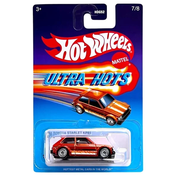 Hot Wheels Ultra Hots Tekli Arabalar HDG52 -  91 TOYOTA STARLET KP61 JBY66