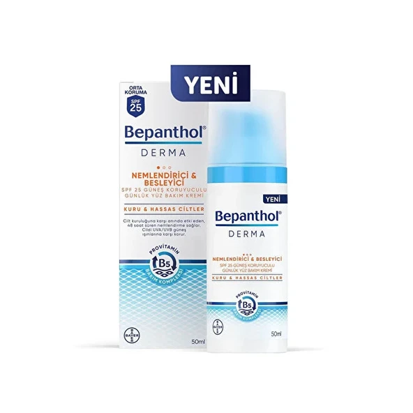 Bepanthol Derma Spf 25 Besleyici ve Nemlendirici Krem 50 ml