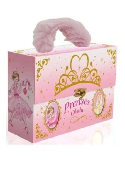 PRENSES OKUL KUTULU ÇANTA SET