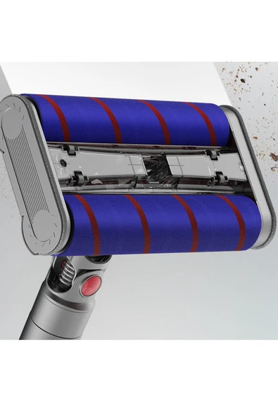 Dyson V7 Modeli için Uyumlu Süpürge Çift Rulo Zemin Başlığı - 3