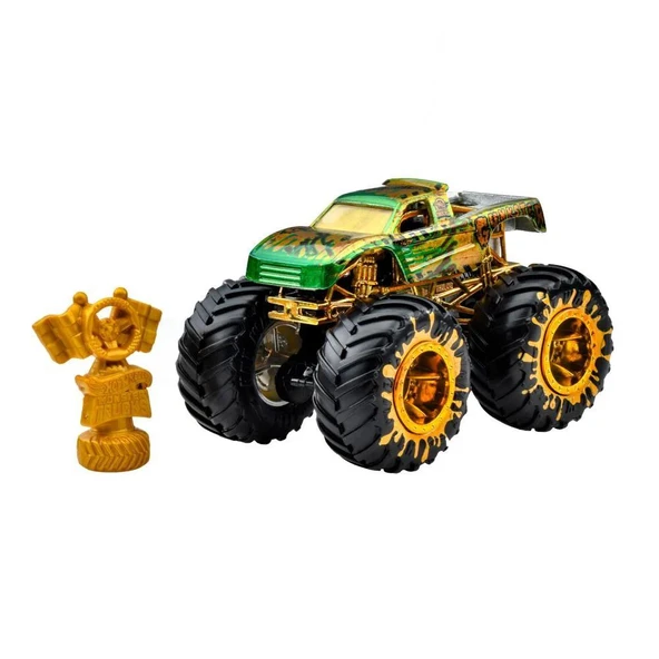 JDV96 Monster Trucks BIG FOOT TROPHY ŞAMPİYONLARI TEKLİ ARABA - GUNKSTER JDV91 - 2