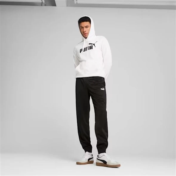 Puma ESS No. 1 Logo Hoodie Beyaz Erkek Spor Sweatshirt/Kapüşonlu - 682572 02 - 3
