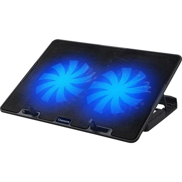 Classone M30 Mavi Led 15.6' Oyuncu Notebook Soğutucu + Kablosuz Mouse - 4