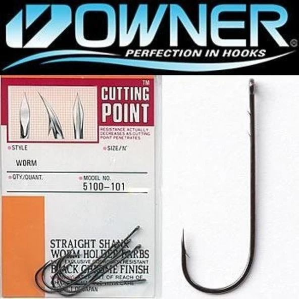 Owner 5100 Uzun Lüfer Iğnesi Delikli 2-0