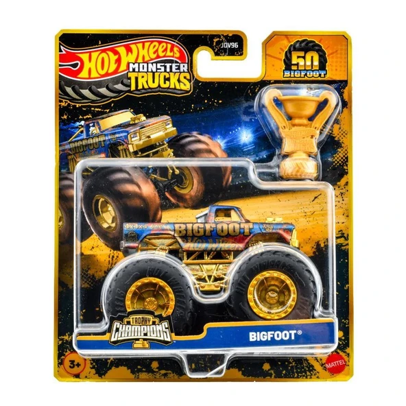 JDV96 Monster Trucks BIG FOOT TROPHY ŞAMPİYONLARI TEKLİ ARABA - BIGFOOT JDV97