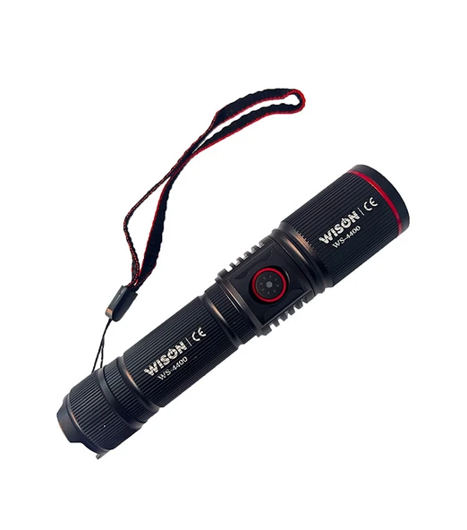 WS-4400 Tüfek Bağlantılı Avcı Feneri Süper Parlak LED Şarjlı Avcı Feneri 1500 Lümen - 3