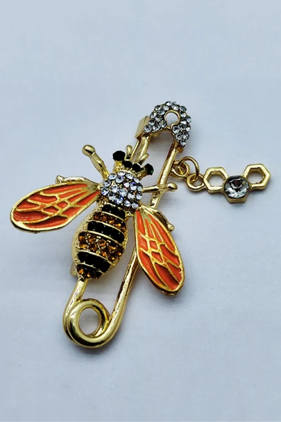 Zarif Arı Broş - Resim 3