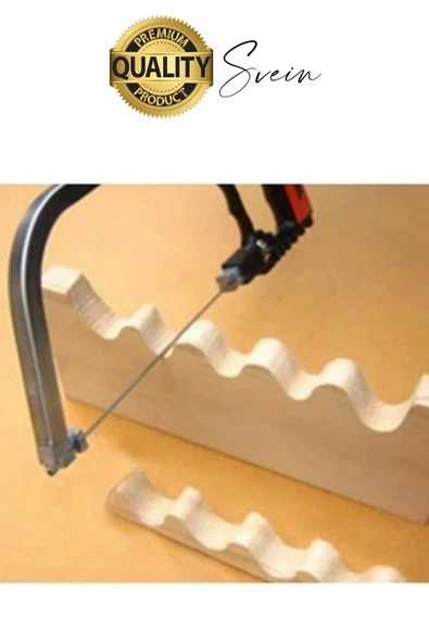 Çok Amaçlı Ev Tipi Güçlü 4 Yedek Bıçak Ayarlanabilir Ahşap Lastik Boru Kesim Kıl Testere Kesme Seti - 3