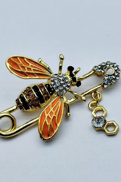 Zarif Arı Broş - Resim 2